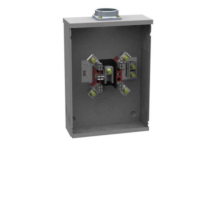 Milbank U1973-EL 4 Terminal Ringless Meter Socket 2.5 In Hub