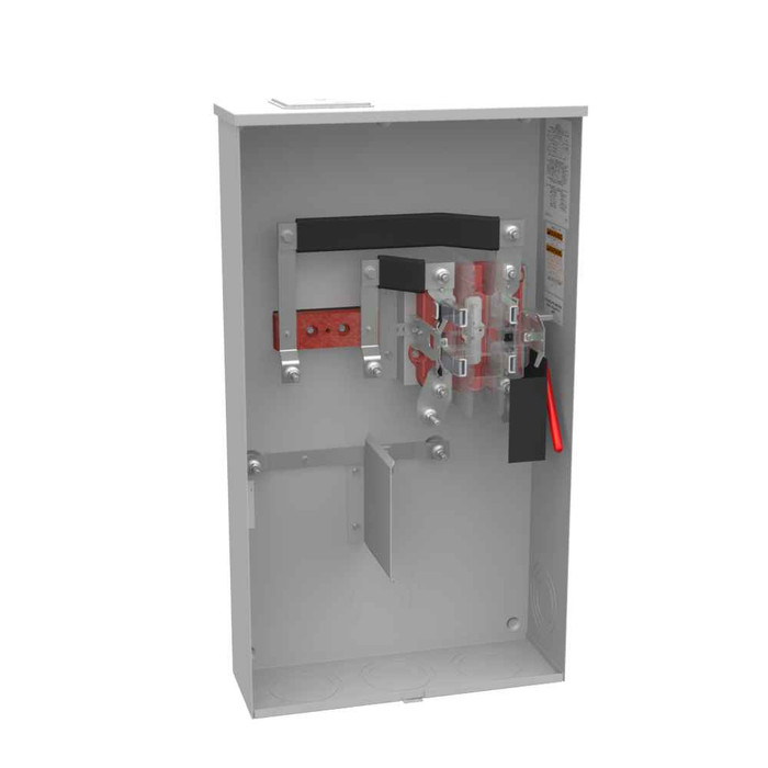 Milbank 4 Terminal Ringless Large Closing Plate Lever Bypass Utility Grade