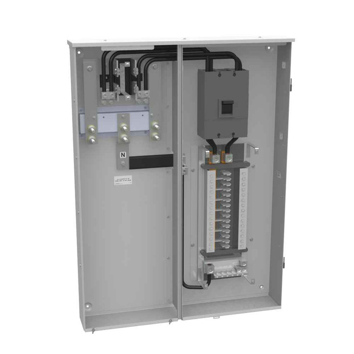 Milbank 4 Terminal Ring-Type Plain Top 120/240V 320 Amperes Main Breaker 30-Branch Circuit
