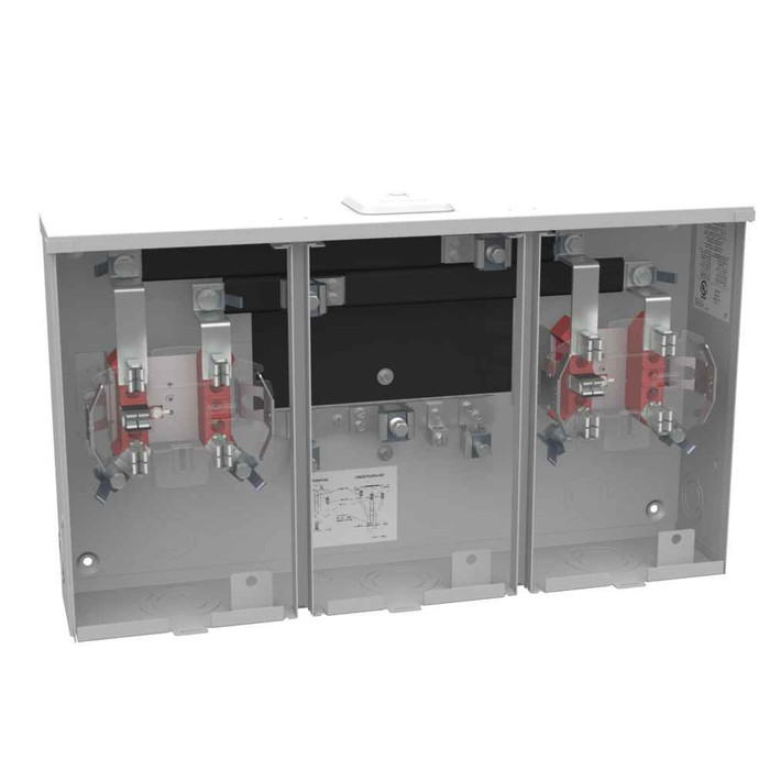 Milbank 5 Terminal Small Closing Plate Horn Bypass 2 Position with 7/8" Barrel Lock Provision
