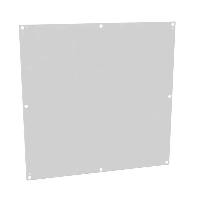 Milbank A-DD4848 44x0.75x44 Back Panel Non-UL Listed Steel No Knockouts White Double Door