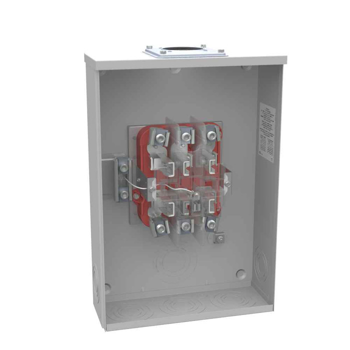 Milbank U3328-RXL 7 Terminal Ring Type Large Hub Open Adapt To Small Closing Plate