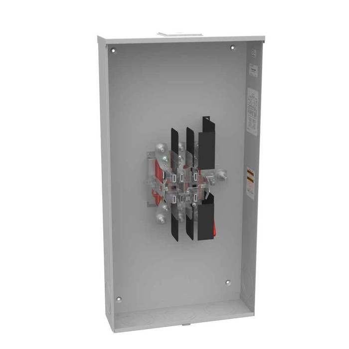 Milbank U3566-X-HSP 7 Terminal Ringless 38.75x6x20.25 Large Closing Plate Lever Bypass Stainless Steel Hasp