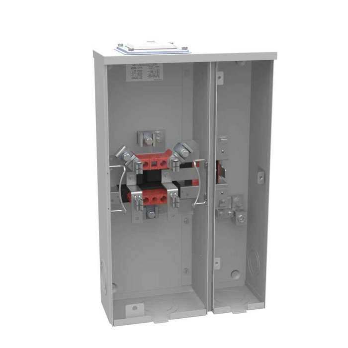 Milbank U2288-RXL 4 Terminal Ringless Large Hub Open Adapt To Small Closing Plate 1-main Breaker Provision