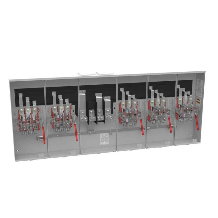 Milbank U2735-XT 7 Terminal Ringless Meter Socket 2 Large Closing Plates Lever Bypass 5 Position