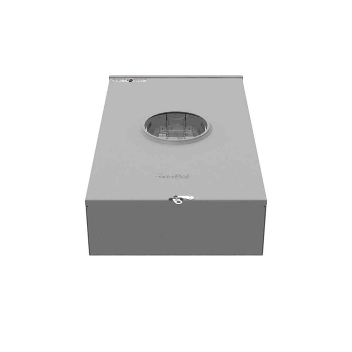 Milbank U5864-X-HSP 5 Terminal Ringless Large Closing Plate Lever Bypass Stainless Steel Hasp Wide Shell