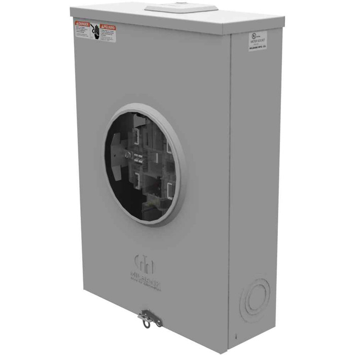 Milbank 5 Terminal Ringless Small Closing Plate 5th Terminal 9 o'clock Position Lever Bypass