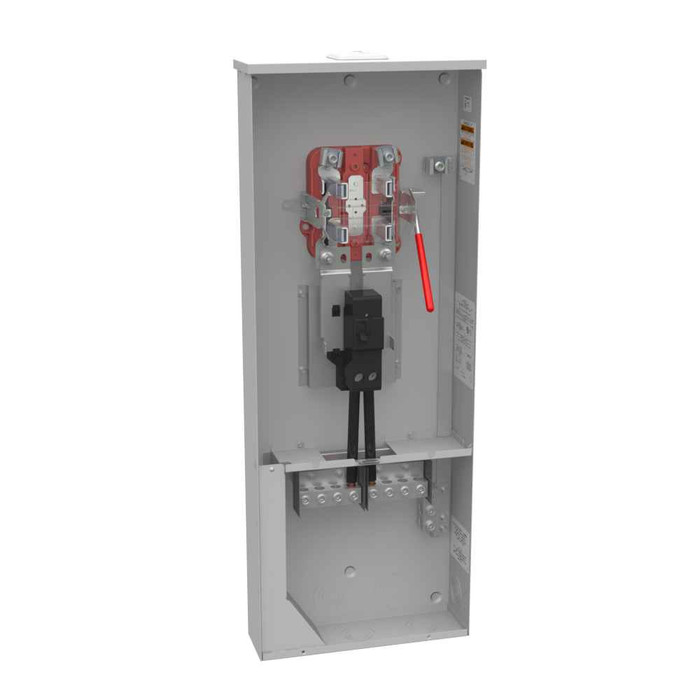 Milbank U5987-XL-200 4 Terminal Ringless Small Closing Plate 1-200 Ampere Main Breaker
