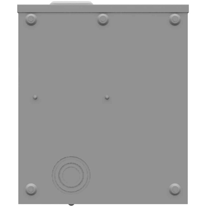 Milbank U3850-XL-TG-HSP-PL 4 Terminal Ringless Small Closing Plate Triplex Ground Stainless Steel Hasp 7/8" Knockouts Lock Provision