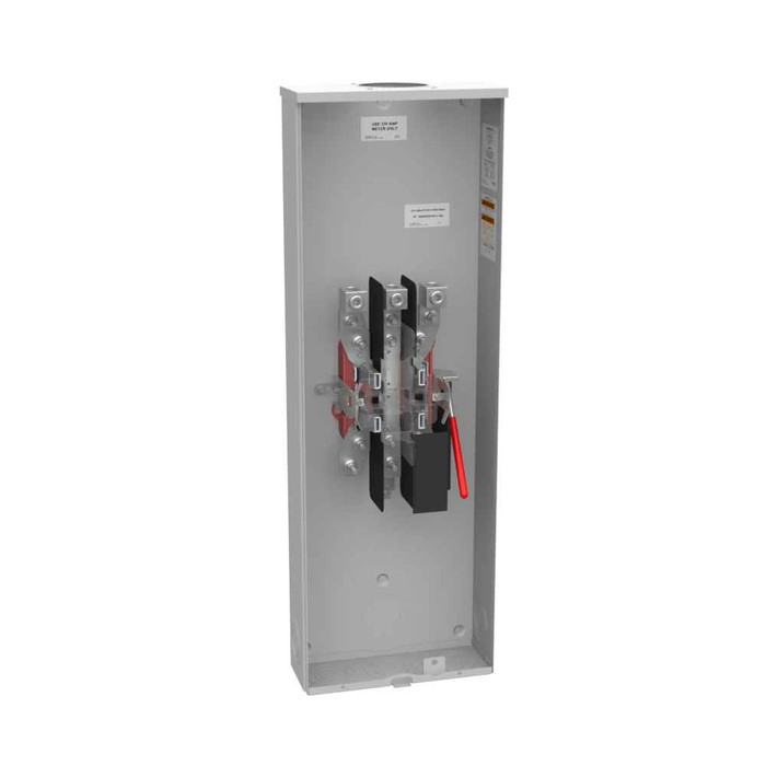 Milbank U1779-R Ringless Meter Sockets — Large Hub Open and Lever Bypass Configurations