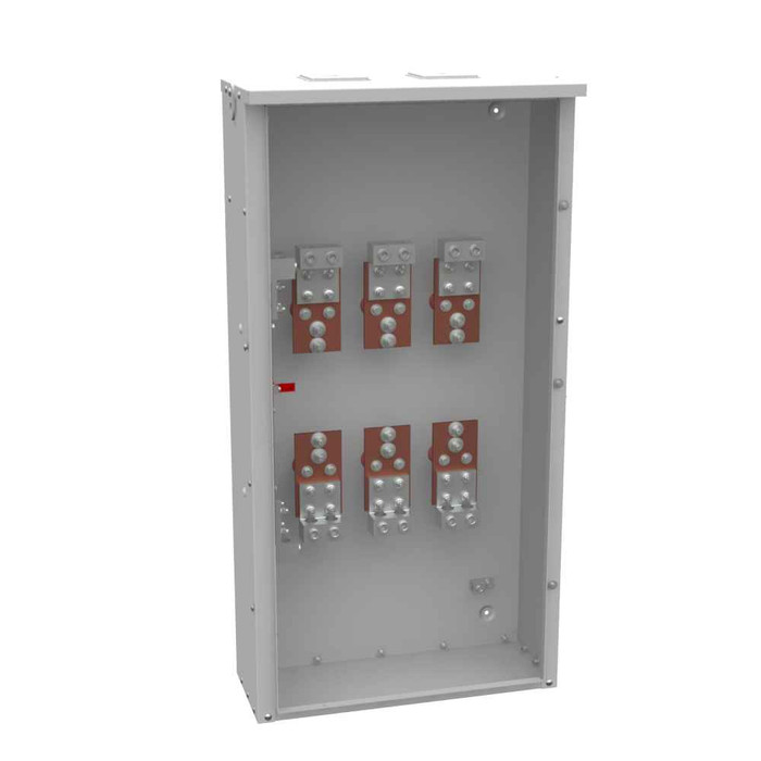 Milbank Ringless CT Cabinets - Test Switch Prewired, Large Closing Plate, and Barrel Lock Provision