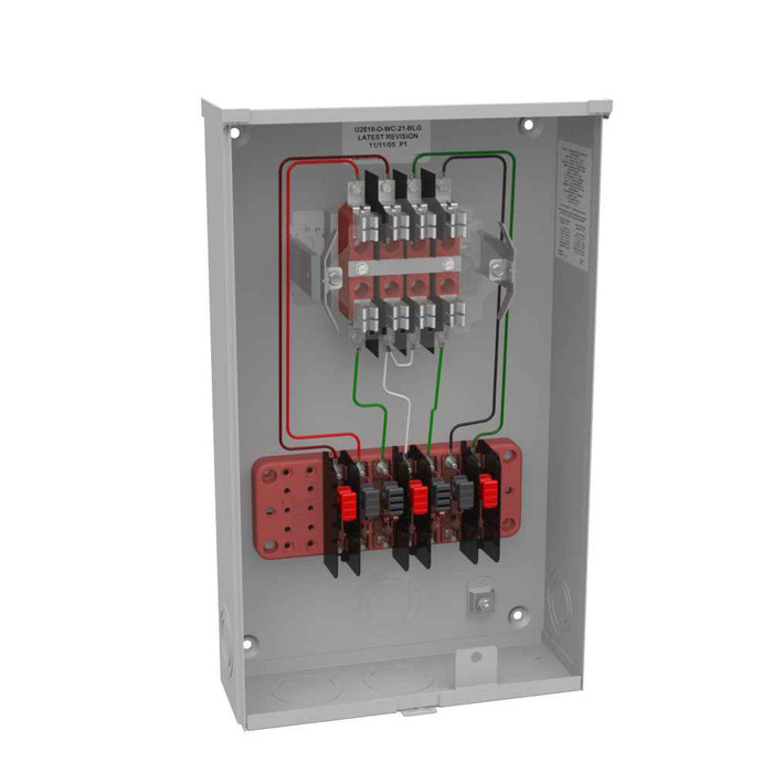 Milbank U2818-O-PSEG-DES Ringless Plain Top Test Switch Prewired Add Inhibitor Configuration 21 Public Service Electric And Gas New Jersey