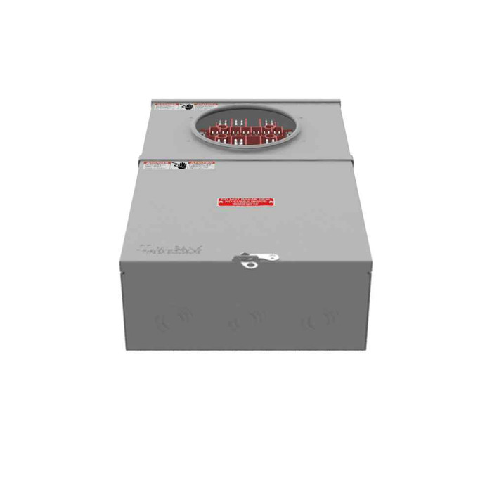 Milbank UCSSP3436-O 6 Terminal Ring Type Plain Top Test Switch Provision Stainless Steel Plated