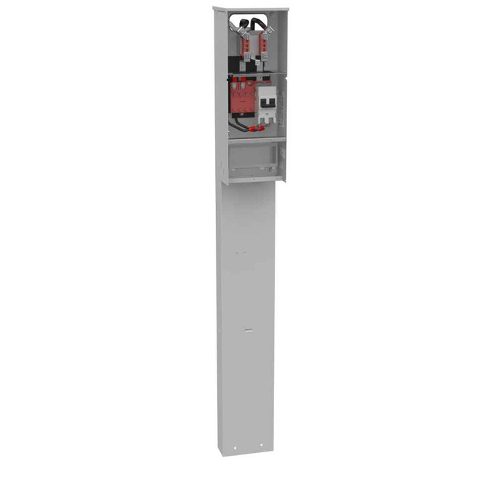 Milbank U5240–U5242 4 Terminal Ring Type Meter Socket - Plain Top Direct Bury & Pad Mount Configurations