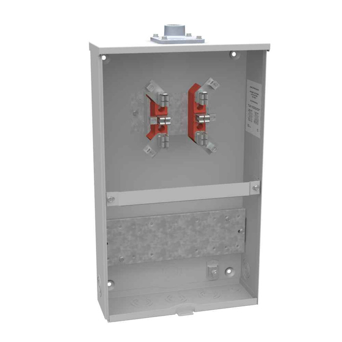 Milbank 1-Inch Hub Meter Sockets - Ringless and Ring Type, with Test Switch Provisions