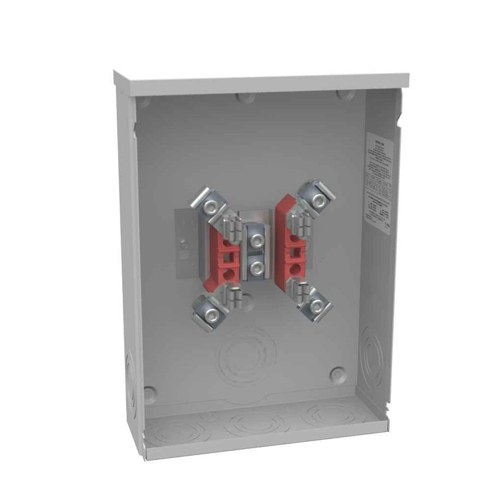 Milbank U8878 4 Terminal Ring Type Meter Socket - Less Seal Ring Configurations