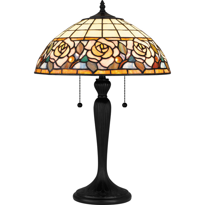 Quoizel  Transitional Table lamp tiffany 2 lights QZL-TF6150