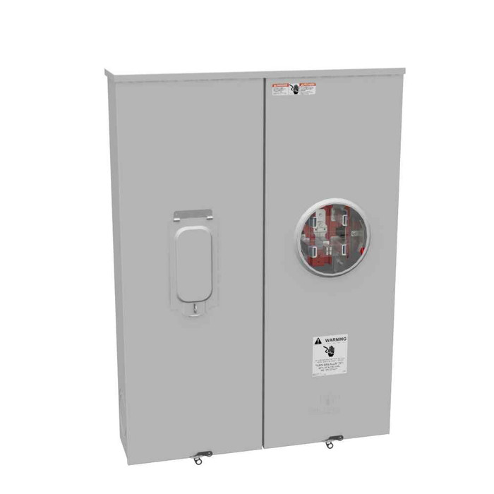 Milbank U5797-O-400-CB 4 Terminal Ringless Plain Top Lever Bypass 1-400 Ampere Main Breaker 480 Volt Cold Sequence