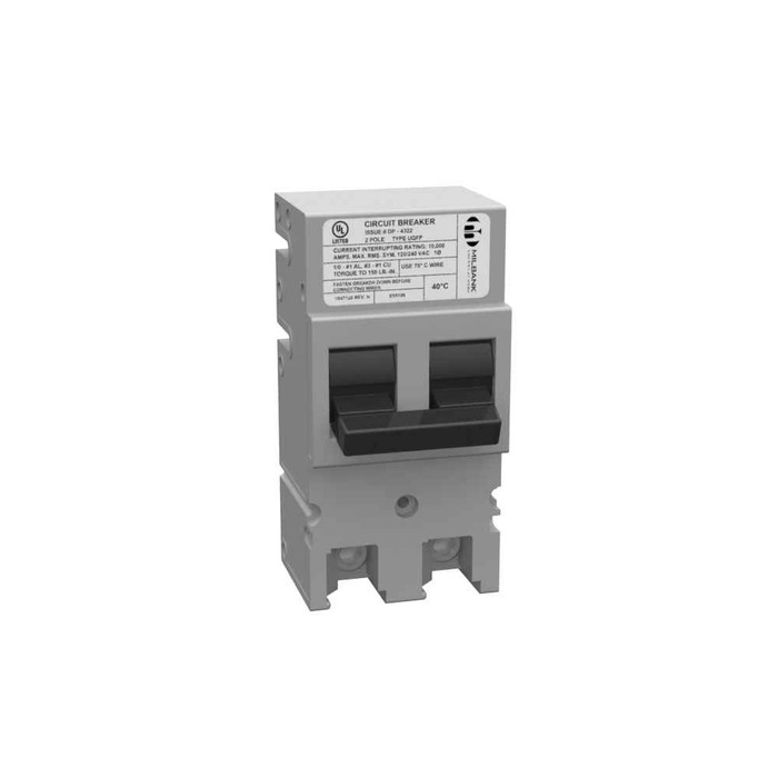 Milbank UQFP-RP 100 Ampere 2 Pole 240 Volt Plug-in 10K AIC Reverse Polarity