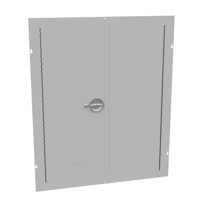 Milbank Surface Mount Cover Type 1 Screw Cover ANSI 61 Gray Steel Hinged Door Key Locking Slam Latch