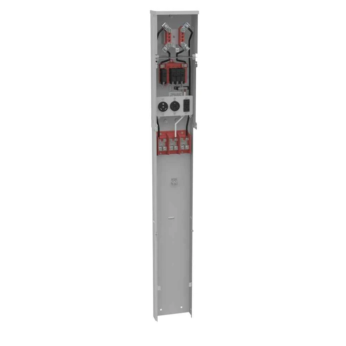 Milbank Metered RV Power Pedestal – Ring Type, Direct Bury, Outdoor Power Distribution