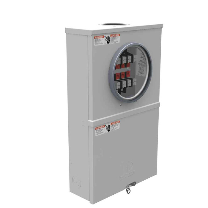 Milbank UC7460-RL 8 Terminal Ring Type Small Hub Open Test Switch Provision