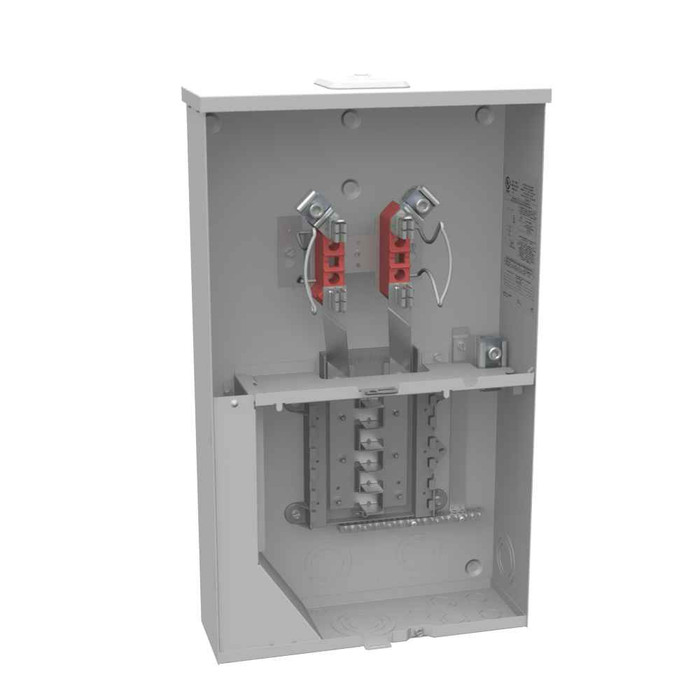 Milbank UAP5024-XL 4 Terminal Ringless Small Closing Plate 12 Branch Circuit Aluminum Painted
