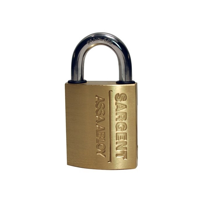 Sargent 60-858-2 2" SS Shackle Removable Core Padlock
