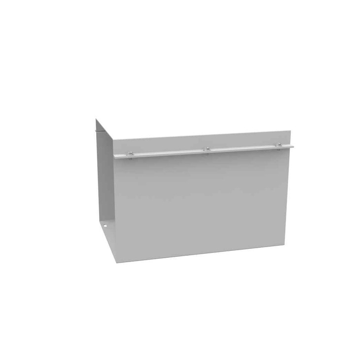 Milbank GTF Wireway Telescopic Fitting ANSI 61 Gray Steel
