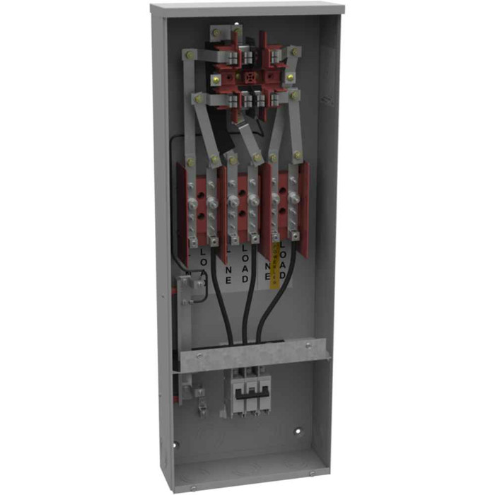 Milbank MTB/22-100 4-7 Terminal Ring-Type Small Closing Plate Link Bypass 1-100 Ampere Main Breaker 22K AIC