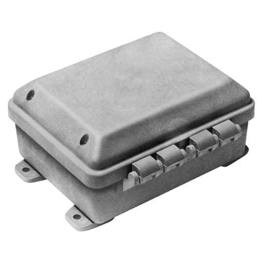 Carlon CJ1085B 10x8x5 Inch Black JIC Enclosure, Non-Metallic NEMA Rated