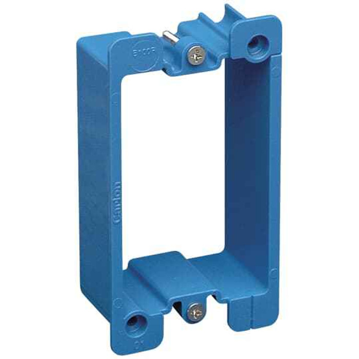 Carlon 1-Gang PVC Box Extender - Blue Non-Metallic Outlet Box Extension