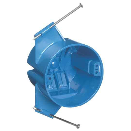 Carlon 18 Cubic Inch Blue 3" Round Non-Metallic Ceiling Zip Boxes