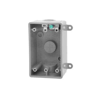 Carlon 1/2 Inch 1-Gang Weatherproof Threaded Boxes