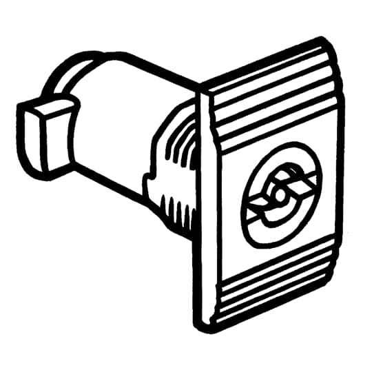 Carlon Replacement Door Lock for HP Series Enclosures - Stainless Steel Latch Assembly