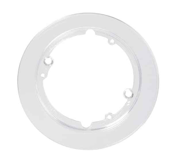 Carlon E97CCR Round Clear Carpet Ring - Durable PVC Floor Box Cover for Carpeted Surfaces