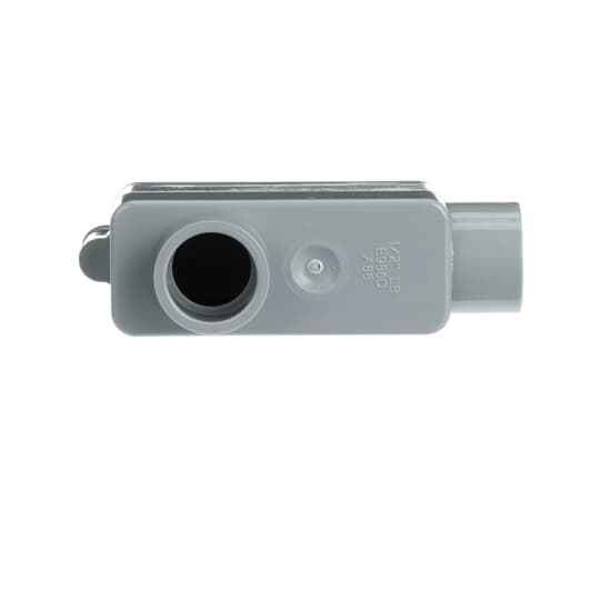 Carlon PVC Type LB Conduit Body, Gray