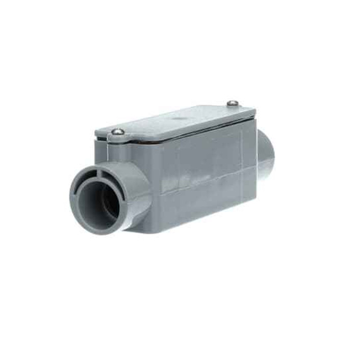 Carlon PVC Type C Conduit Body - Gray Non-Metallic