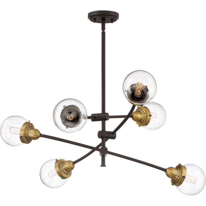 Quoizel  Transitional 6 lgt chandelier QZL-TNC5006