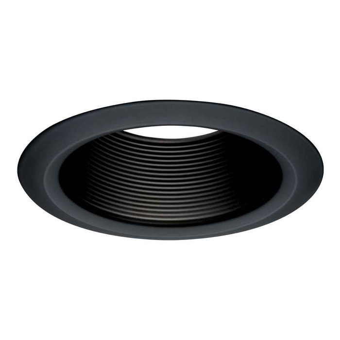 Halo 5102 5" Tapered Metal Baffle, White Self Flange Ring