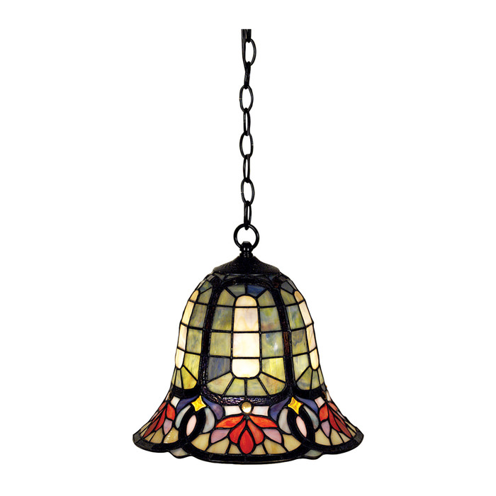 Quoizel QZL-TF1737 Traditional Pendant vint brnz 12"d