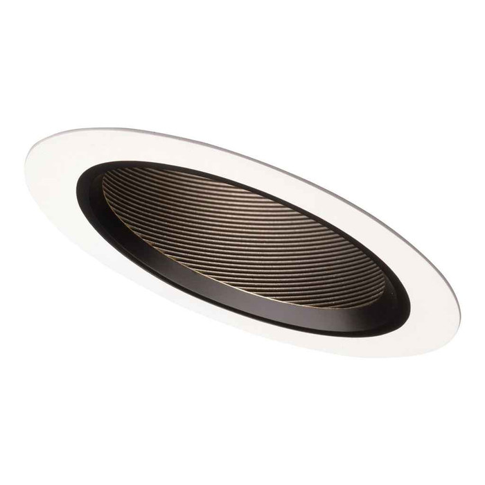 HALO 498 6 Inch Sloped Ceiling Baffle Trim for Recessed Lighting