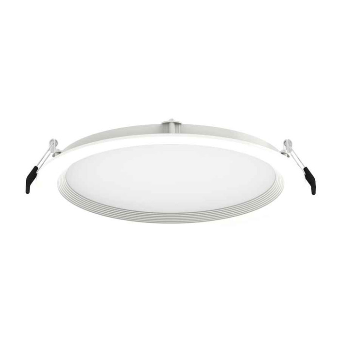 RAB WFRL 8" Round LED Wafer Downlight – 23W, 5CCT Selectable (Smooth or Baffle Trim)