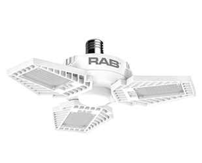 RAB Vertical-Mount HID Replacement LED Lamp – 65W/80W, 8000–10000 Lumens, 5000K, E26 Base, Ballast Bypass