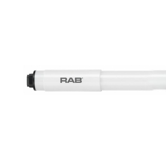 RAB T8HO LED Linear Tube – 8-Foot, 40W, R17d Base, Double-Ended Ballast Bypass