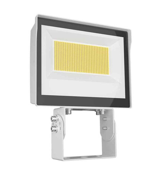 RAB X17 Field-Adjustable LED Floodlight (50W–105W, Selectable CCT 3000K–5000K, Slipfitter or Trunnion Mount)