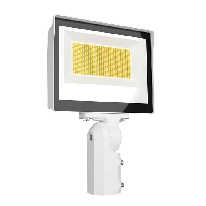RAB X17 Field-Adjustable LED Floodlight 50W-105W Selectable CCT 3000K-5000K with Dual Mount System