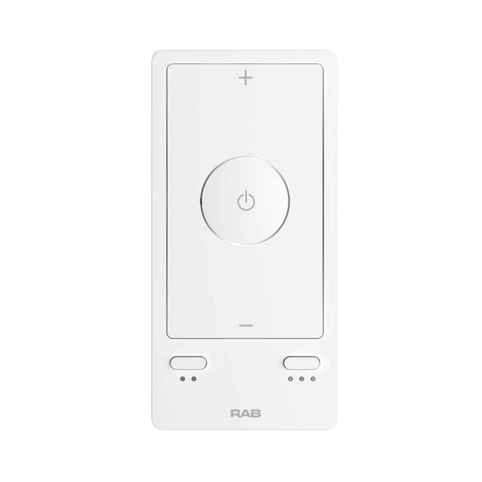 RAB LightCloud Blue Wireless Battery Remote Control – White Finish