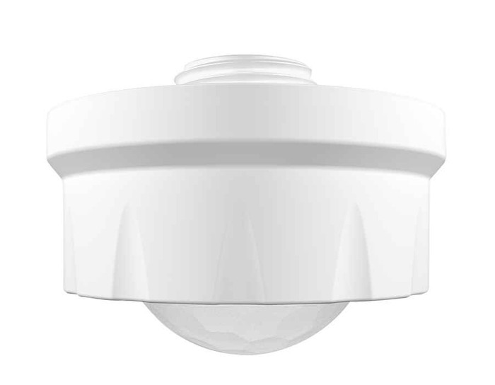 RAB PIR40 Outdoor Motion Sensor – White Finish, 20-40 Foot Detection Range, 120V Passive Infrared, Standard Option