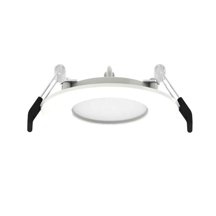 RAB 3" Round LED Wafer Downlight – 6W, 900 Lumens, 9CCT Selectable, 120V (White Smooth or Baffle Trim)